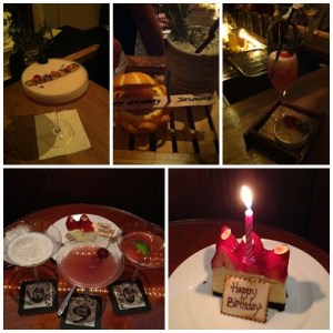 Bar Stories and Martini Bar with Sher and Kiang* we had huge bowls of salads at overeasy before piling on the drinks